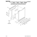 Maytag MDB6701AWQ41 door and panel parts diagram