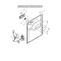 Maytag MDB6701AWQ41 door and latch parts diagram