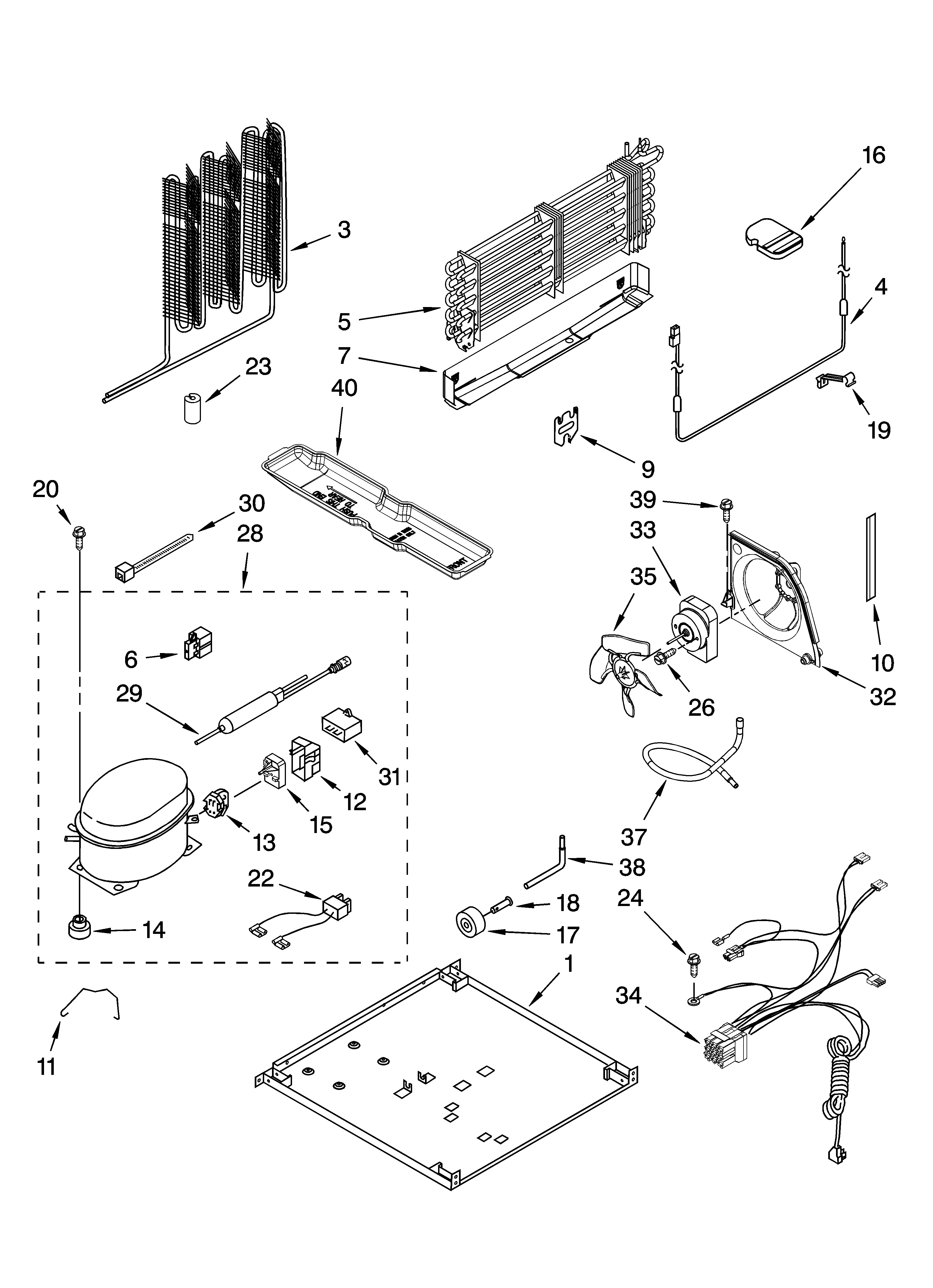 Whirlpool 8VET2WPKKQ06 unit parts diagram