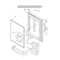 Whirlpool GB9SHDXVB00 refrigerator door parts diagram