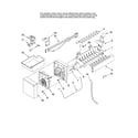 Whirlpool GB9SHDXVB00 icemaker parts, optional parts (not included) diagram