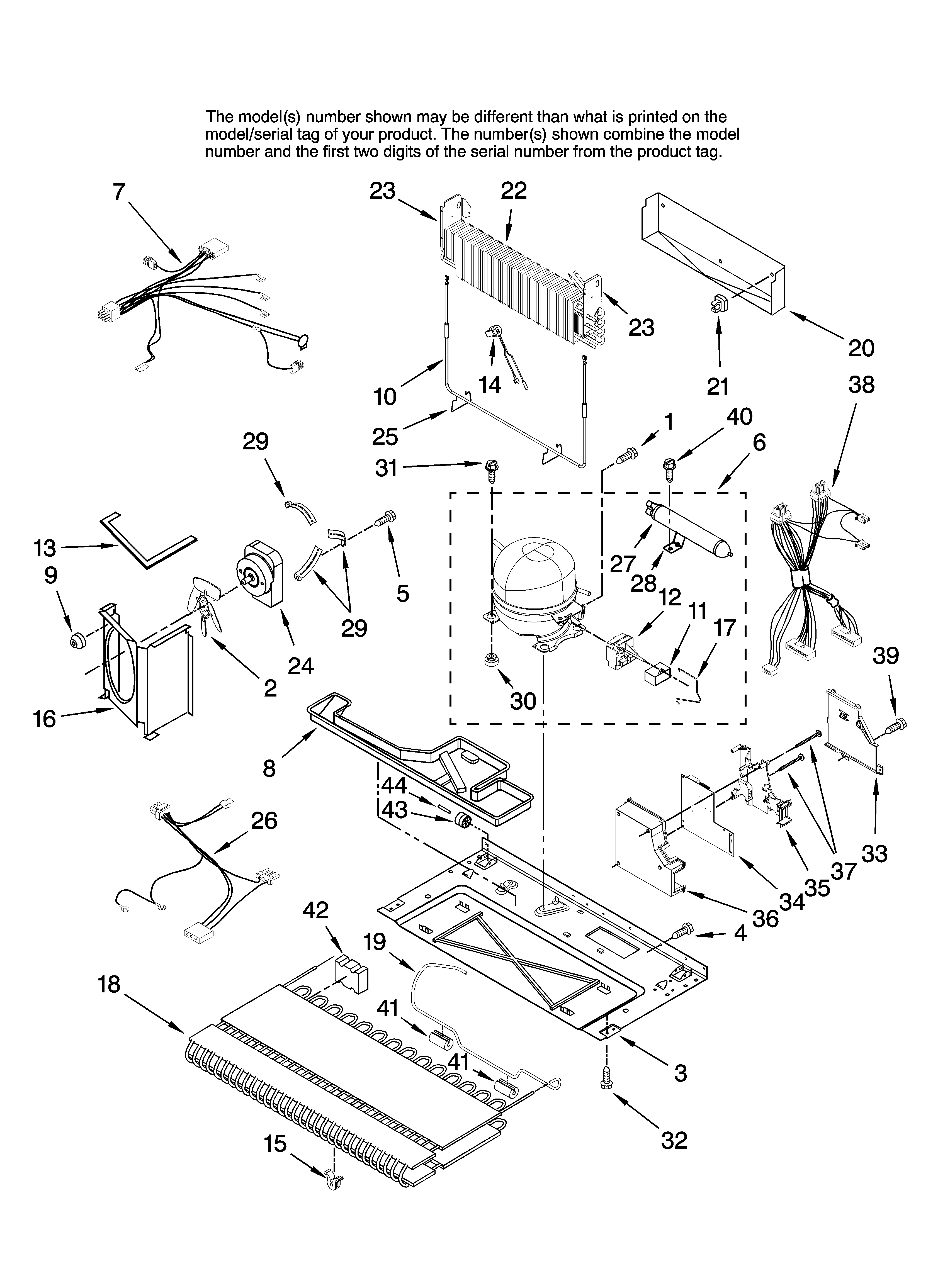 KitchenAid KBLS20EVMS00 unit parts diagram