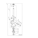Whirlpool WTW5590VQ1 brake and drive tube parts diagram