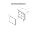 Maytag MBB1957VEW10 freezer door parts diagram