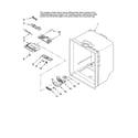 Maytag MBB1957VEW10 refrigerator liner parts diagram