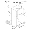 Whirlpool ET1MHKXMB07 cabinet parts diagram