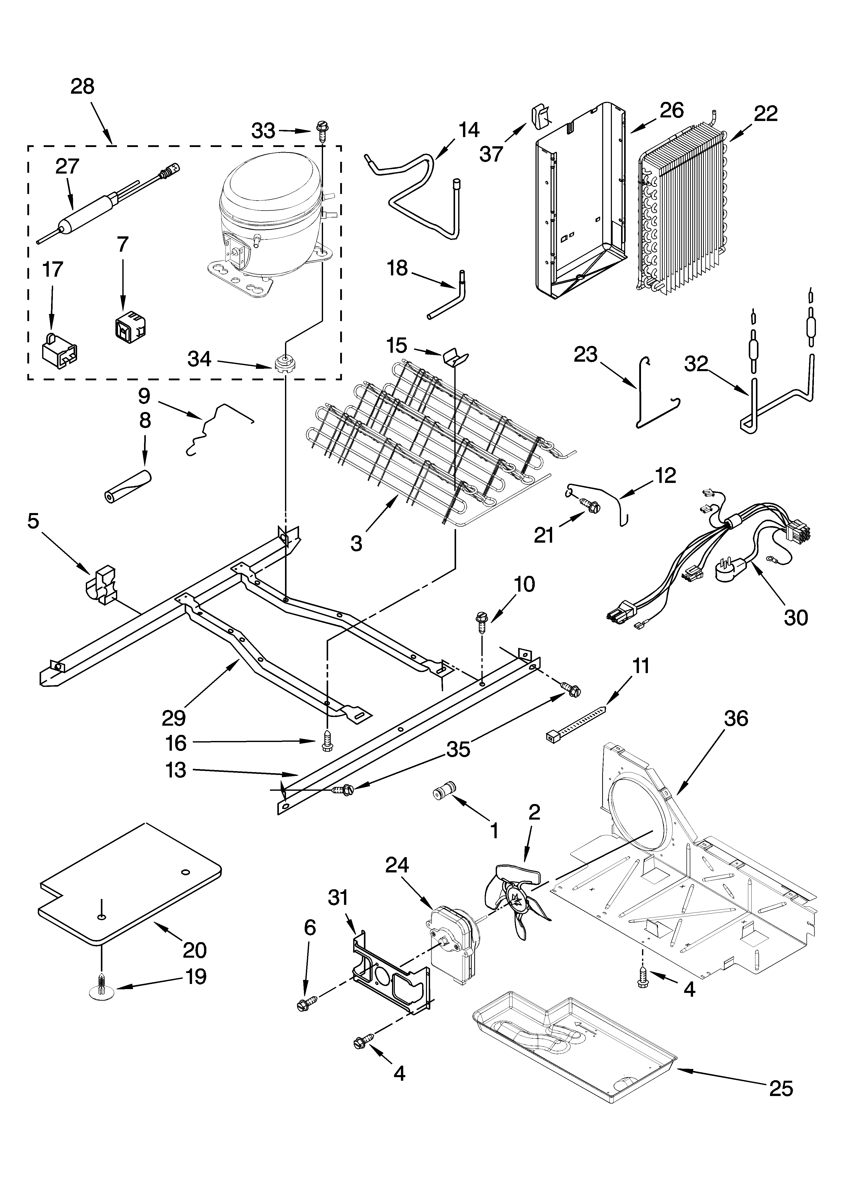 Ikea ID5HHEXTQ00 unit parts diagram