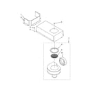KitchenAid KECD866RBL05 blower unit parts, optional parts diagram