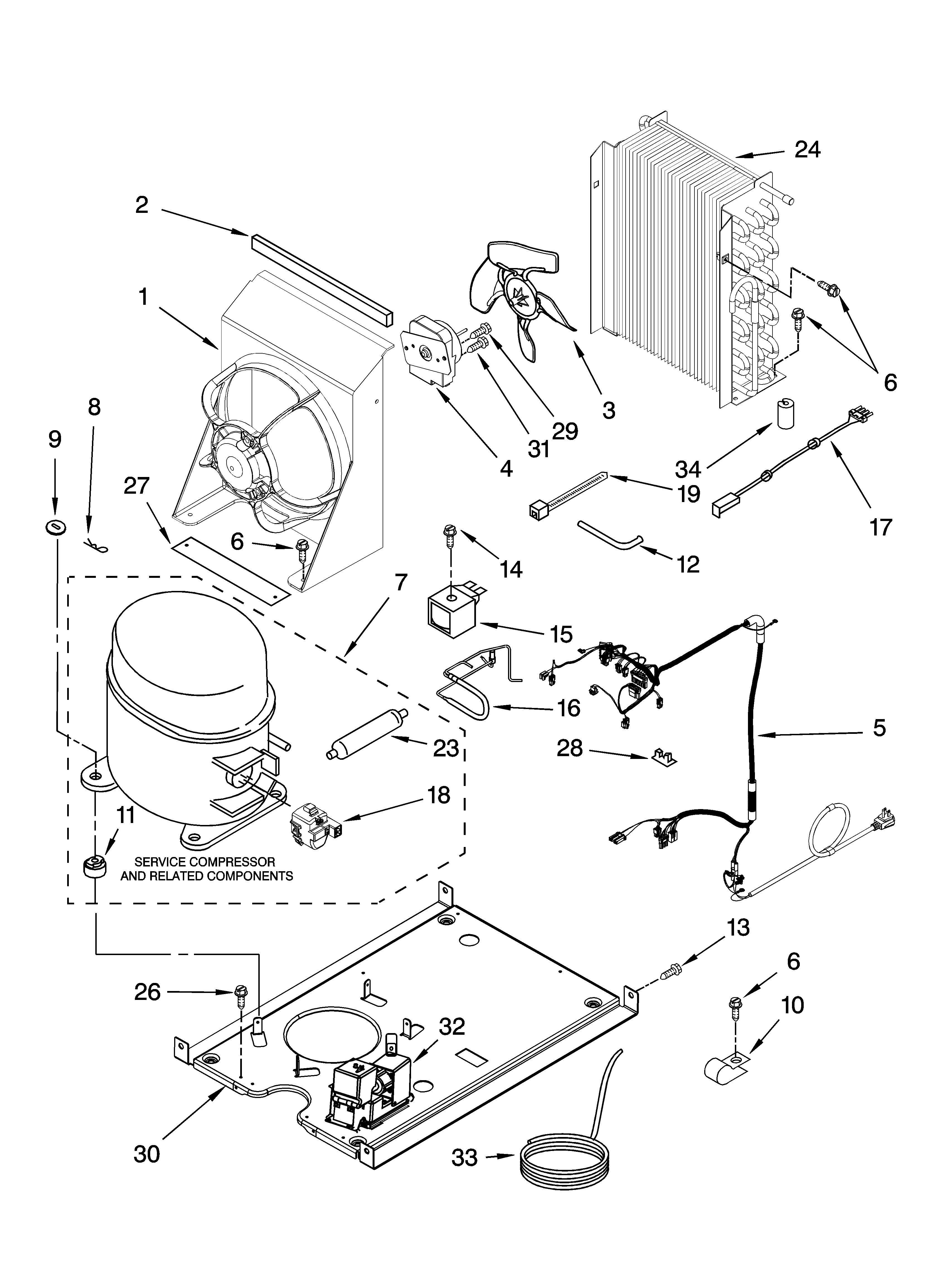 KitchenAid KUIC18PNTS2 unit parts, optional parts diagram