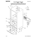 Maytag PBB1951HEW14 cabinet parts diagram