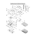 Maytag PBB1951HEW14 shelf parts, optional parts diagram