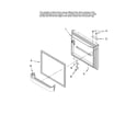 Maytag GB5526FEAW10 freezer door parts diagram