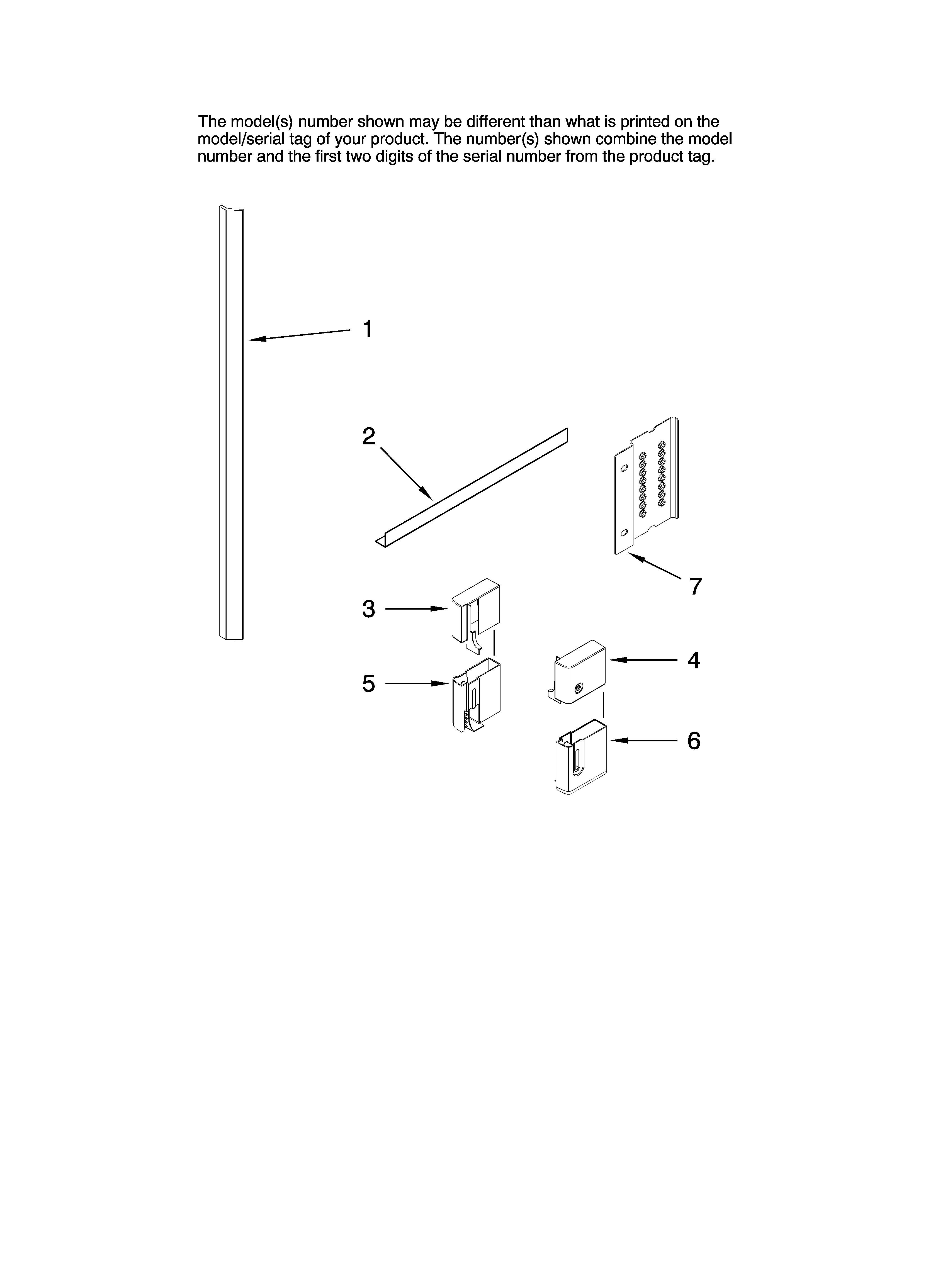 KitchenAid KUDD03DTSS0 accessory parts diagram