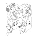 Whirlpool CSP2761TQ2 upper and lower bulkhead parts diagram