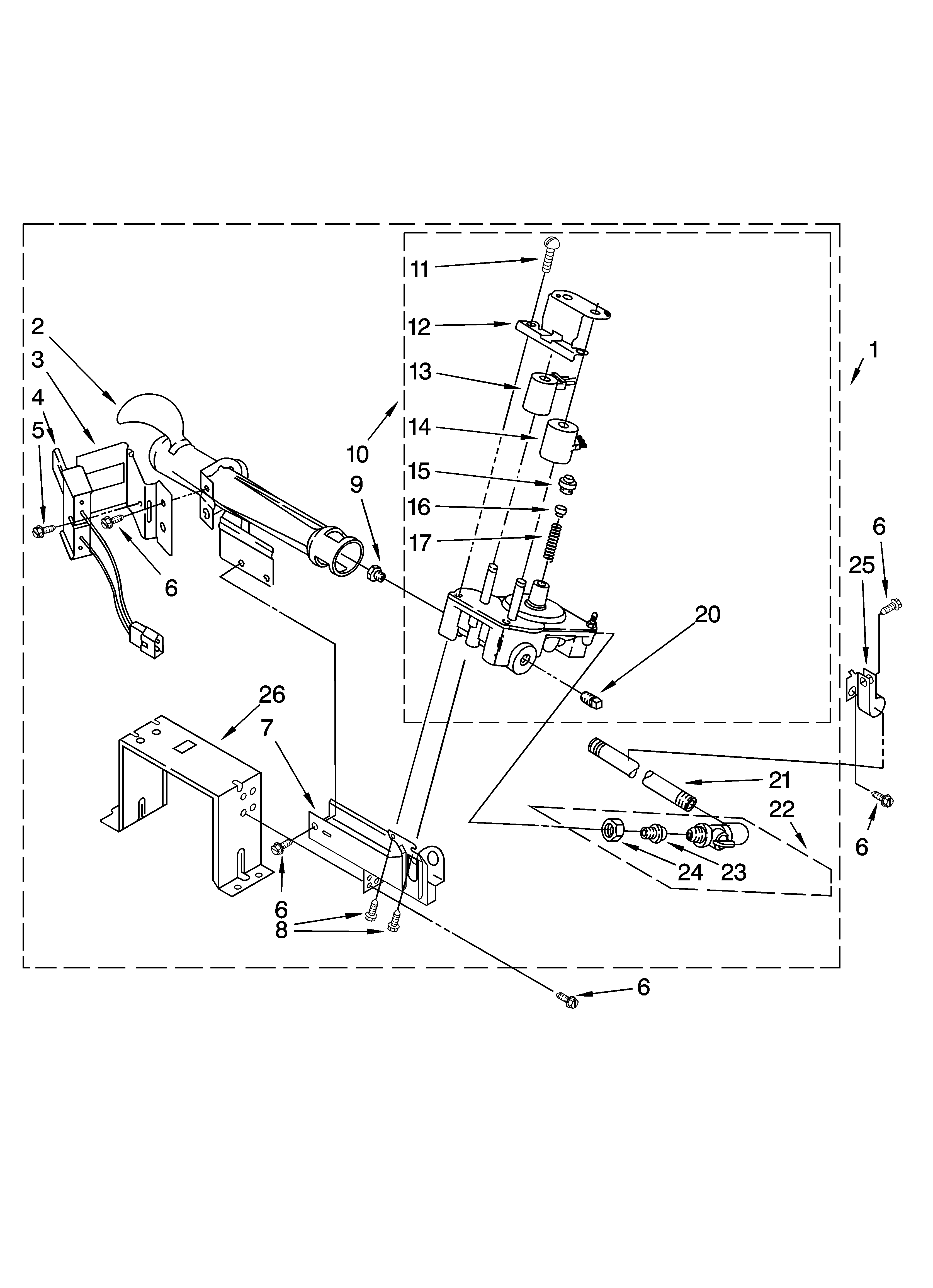 Whirlpool CSP2761TQ2 3401797 burner assembly, optional parts (not included) diagram