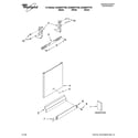 Whirlpool GU3600XTVY0 door and panel parts diagram