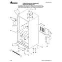 Amana ABL2527FES12 cabinet parts diagram