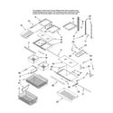 Amana ABL2527FES12 shelf parts diagram