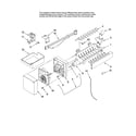 Amana ABL2527FES12 icemaker parts, optional parts (not included) diagram