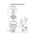 Maytag MDB6701AWQ0 pump and motor parts diagram