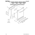 Maytag MDBH945AWQ0 door and panel parts diagram