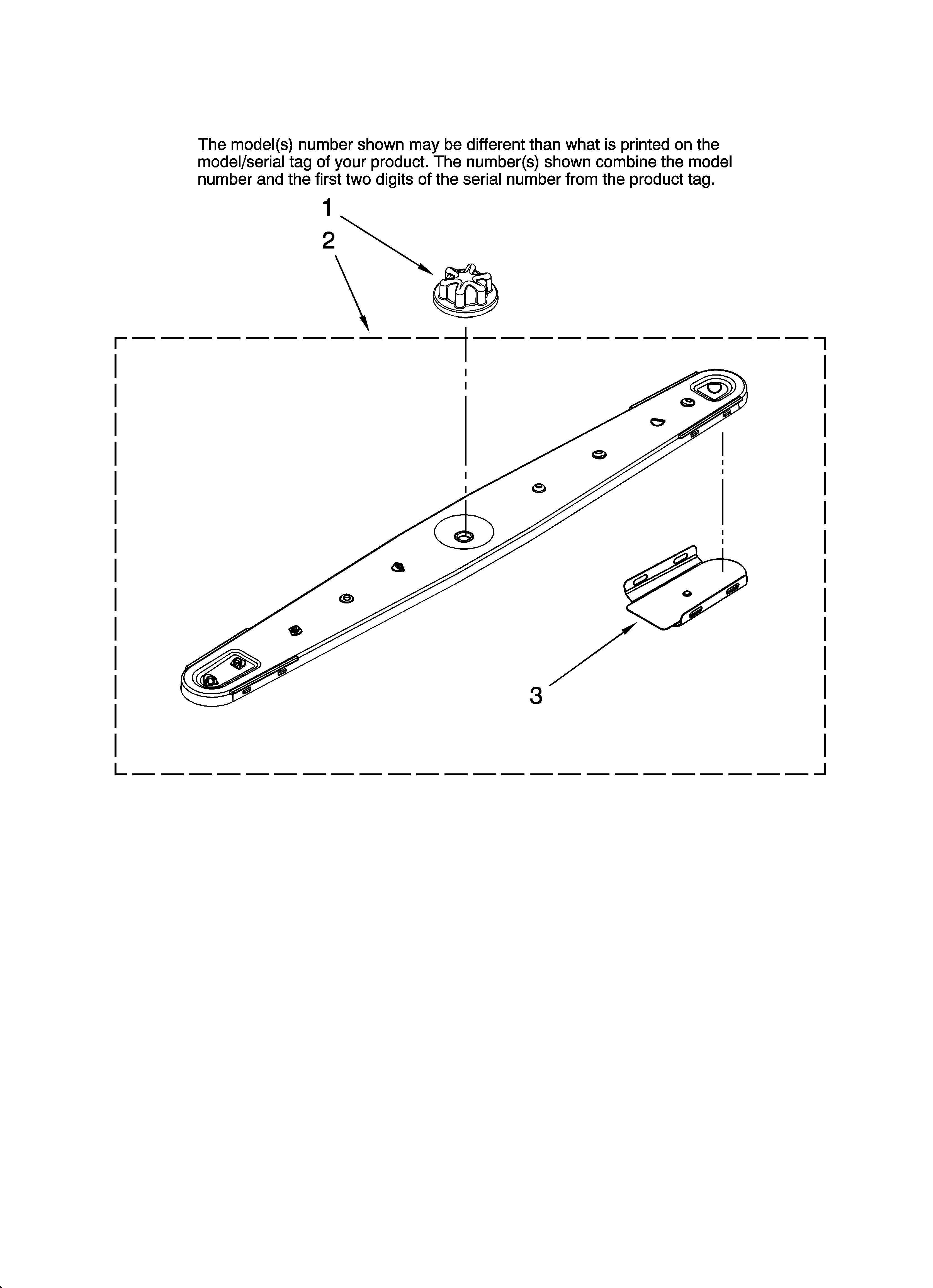 Maytag MDBH945AWQ0 lower washarm parts diagram