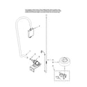 Maytag MDBH945AWW0 fill and overfill parts diagram