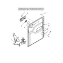 Maytag MDBH955AWQ40 door and latch parts diagram