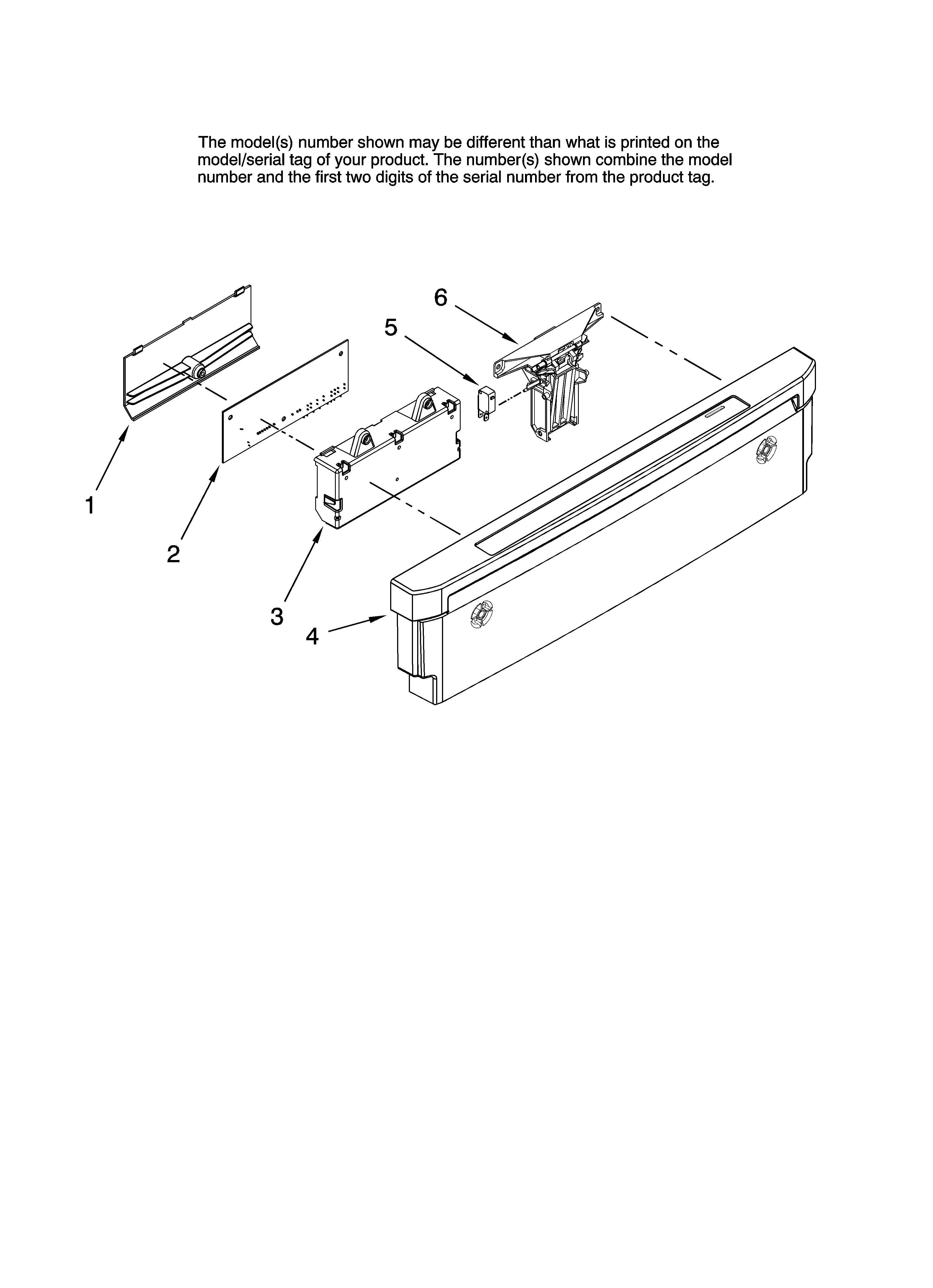 Maytag MDBH965AWB41 control panel parts diagram