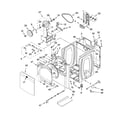 Maytag YMEDB400VQ0 cabinet parts diagram
