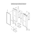 Amana AFD2535DEQ14 refrigerator door parts diagram