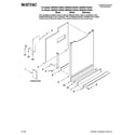 Maytag MDB4651AWB42 door and panel parts diagram