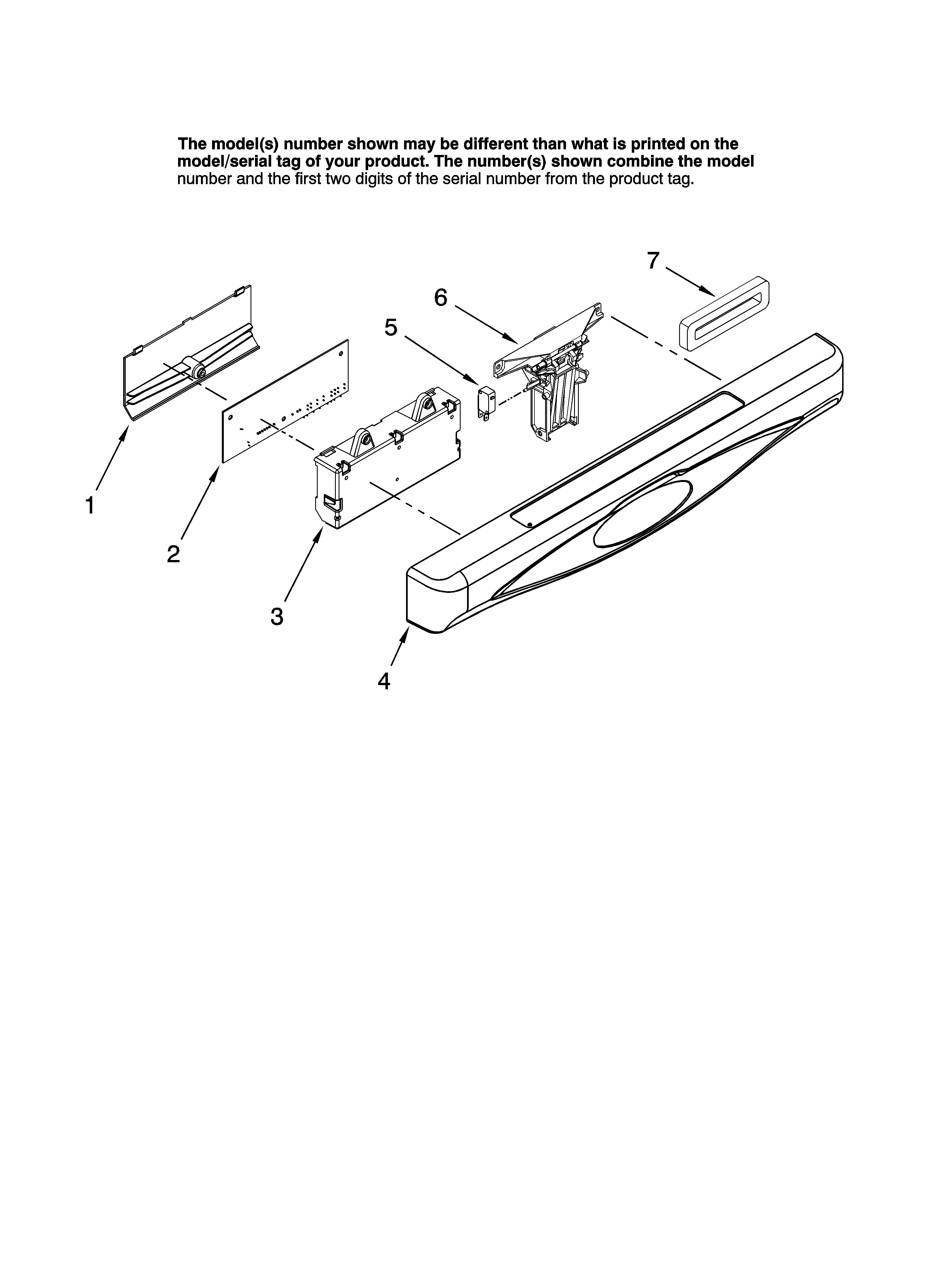Maytag MDB4651AWS42 control panel parts diagram