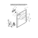 Maytag MDB4651AWB42 door and latch parts diagram