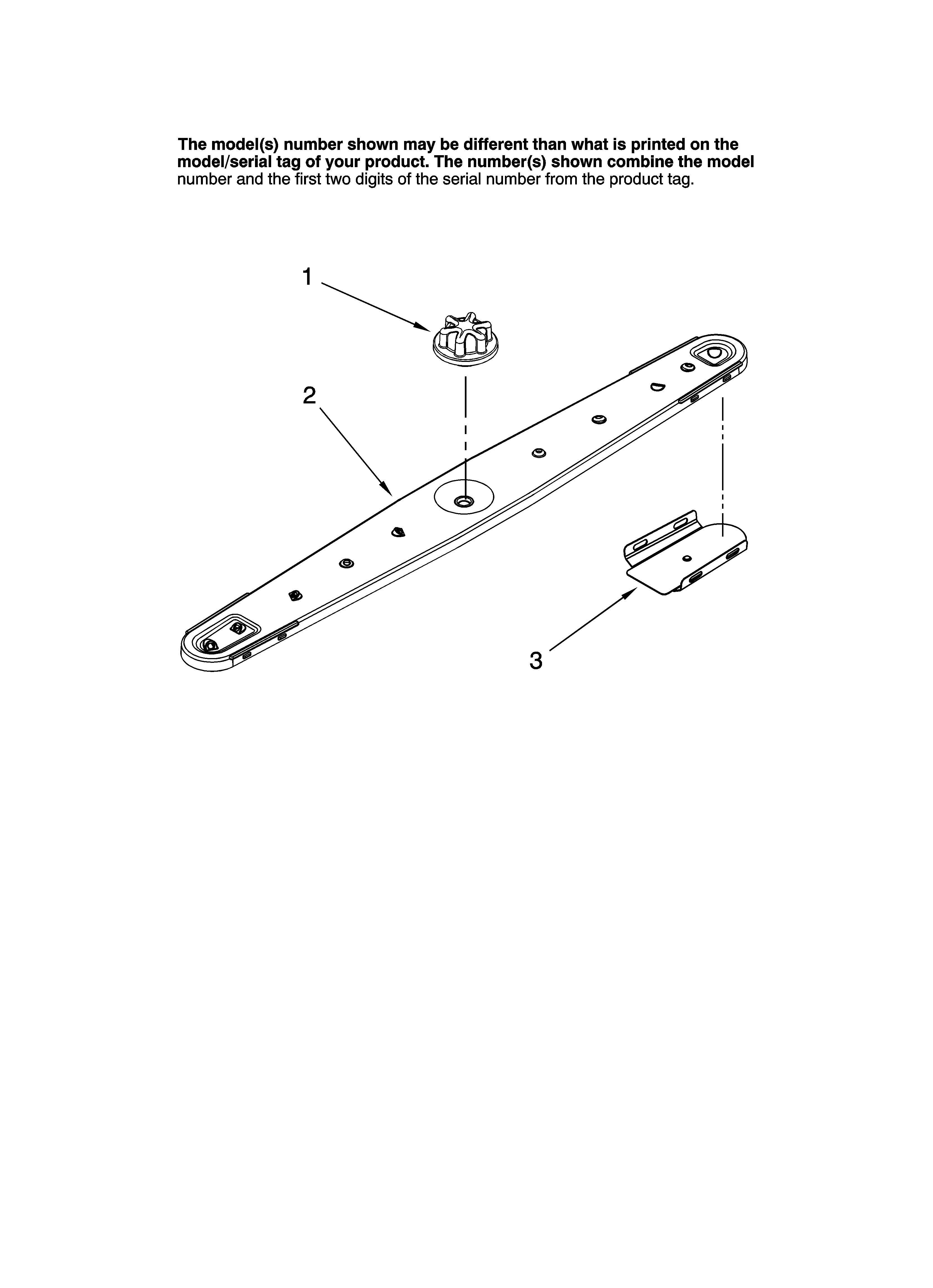 Maytag MDB4651AWS42 lower washarm parts diagram