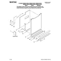 Maytag MDB5601AWB42 door and panel parts diagram