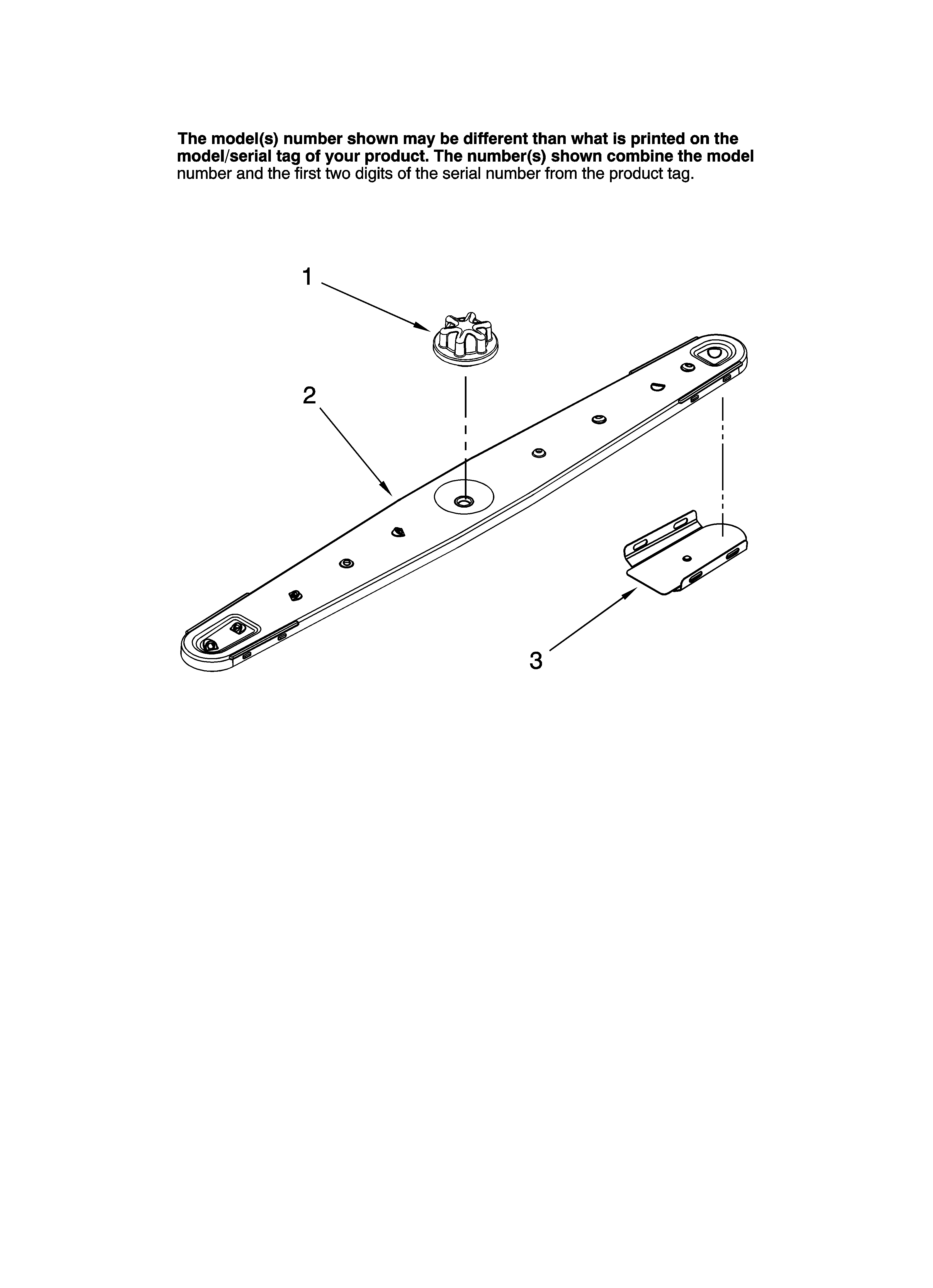 Maytag MDB5601AWB42 lower washarm parts diagram