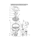Maytag MDB5601AWB42 pump and motor parts diagram
