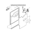 Maytag MDB8951BWS41 door and latch parts diagram