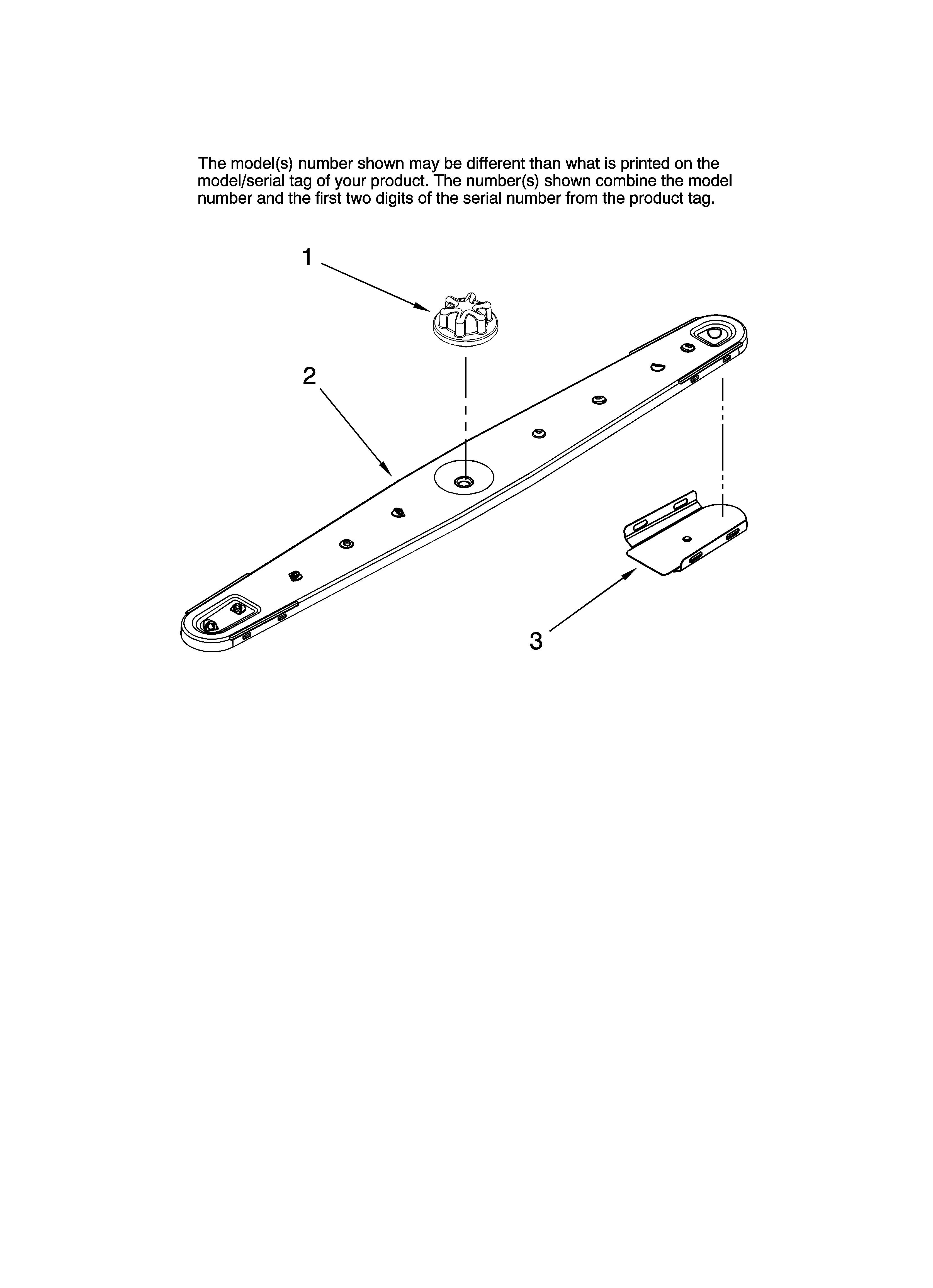 Maytag MDB8951BWW44 lower washarm parts diagram