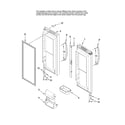 Maytag MFF2557HEB14 refrigerator door parts diagram