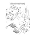 Maytag MFF2557HEB14 shelf parts diagram