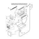 Maytag MFF2557HEB14 icemaker parts, optional parts diagram