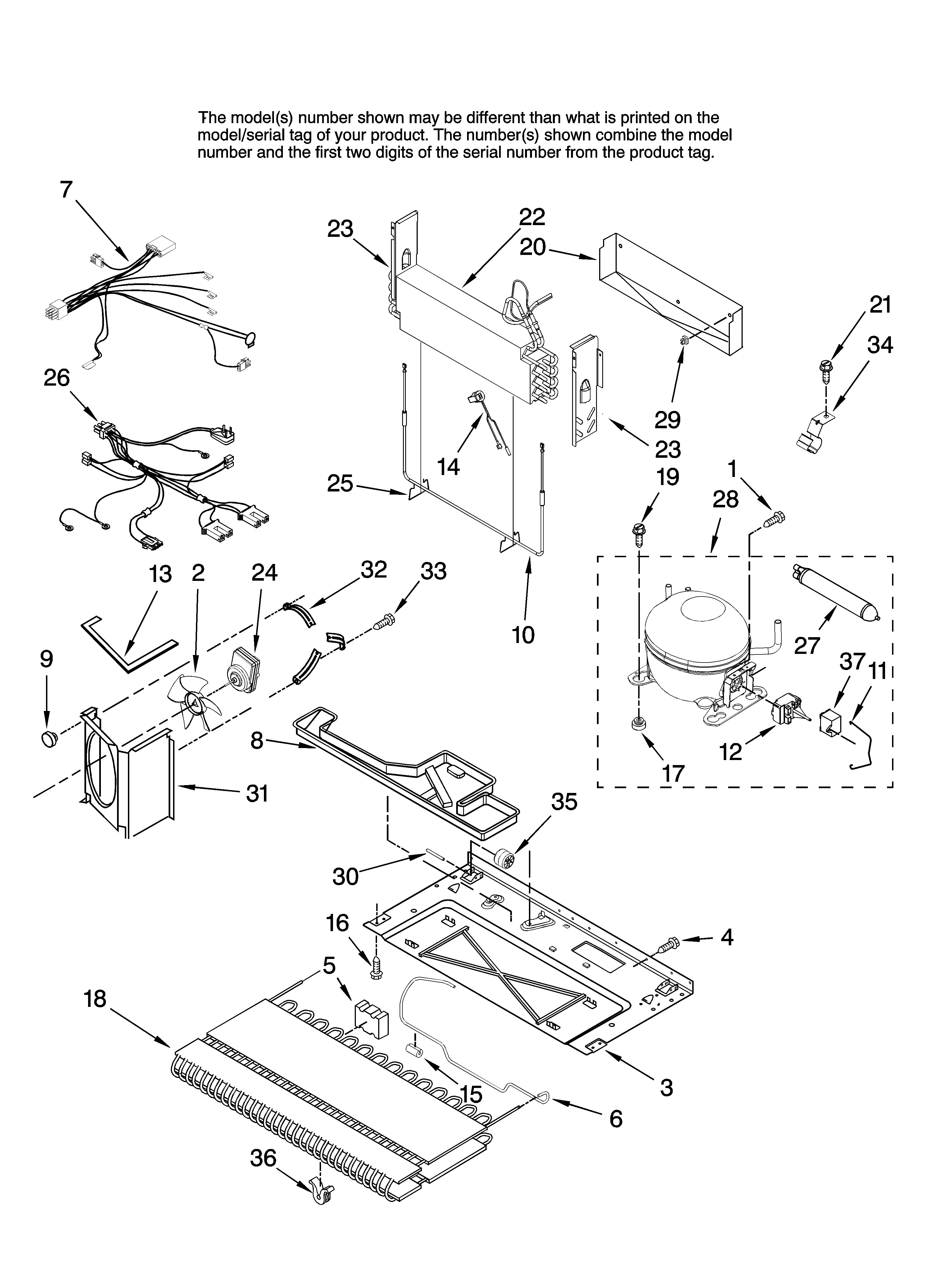 Maytag MFF2558KEB11 unit parts diagram