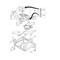 Whirlpool 1CWTW5505VQ0 machine base parts diagram