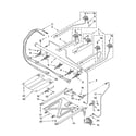 Whirlpool GFG464LVB0 manifold parts diagram