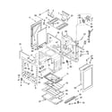 Whirlpool GFG464LVB0 chassis parts diagram
