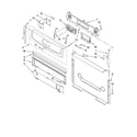 Whirlpool WFG381LVQ0 control panel parts diagram