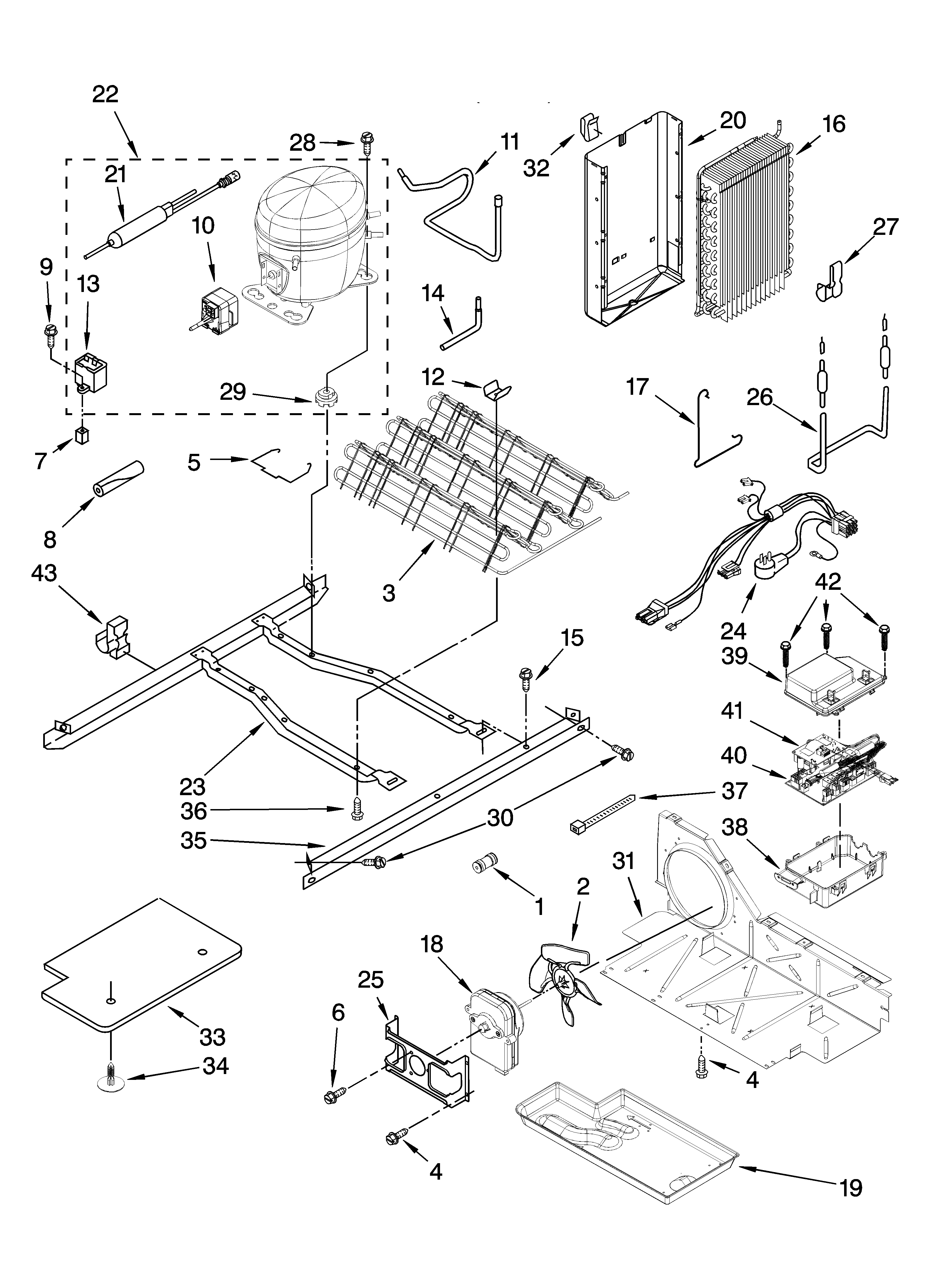 Whirlpool GS2KVAXVS00 unit parts diagram