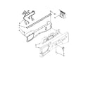 Whirlpool WFW8400TE01 control panel parts diagram